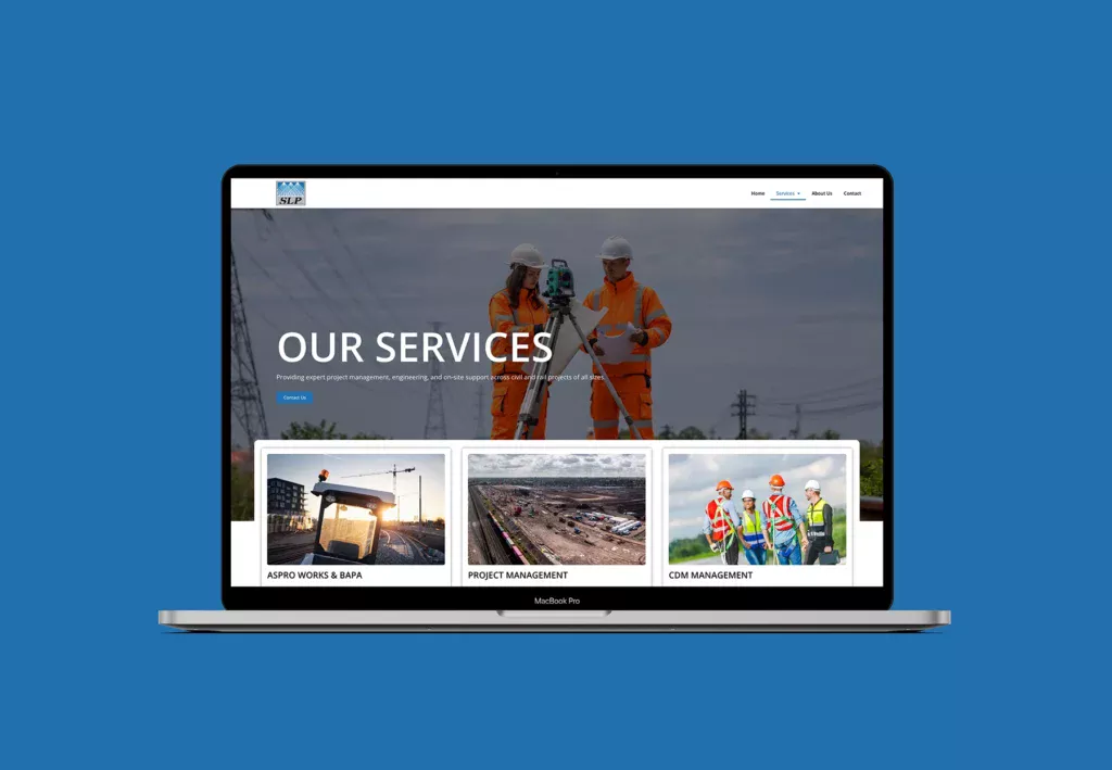 A website we built for SLP